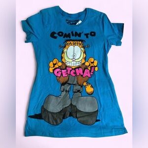 Mighty Fine Garfield Graphic Tee - Comin' To Getcha!